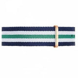 Daniel Wellington Classic Nottingham White Dial Two Tone NATO Strap Watch For Men - 0108DW Buy Now By Daniel Wellington