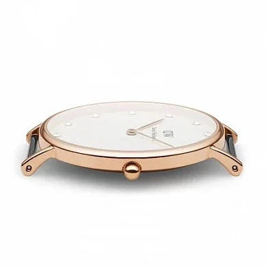 Daniel Wellington Classy Glasgow White Dial Two Tone Nylon Strap Watch For Women - DW00100078 Buy Now By Daniel Wellington