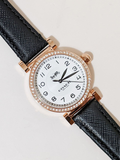 Coach Madison White Dial Black Leather Strap Watch for Women - 14503396 Buy Now By Coach