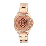 Coach Mini Boyfriend Rose Gold Dial Rose Gold Steel Strap Watch for Women - 14501701 Buy Now By Coach