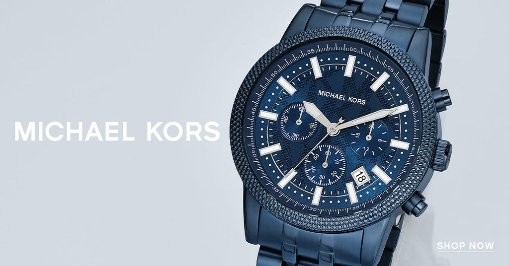 Michael Kors Hutton Chronograph Blue Dial Blue Steel Strap Watch For Men - MK9088 Buy Now By Michael Kors
