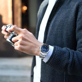 Citizen Eco Drive Blue Dial Silver Stainless Steel Watch For Men - BM7140-54L Buy Now By Citizen