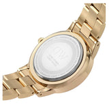 Daniel Wellington Iconic Link Black Dial Rose Gold Steel Strap Watch for Women - DW00100210 Buy Now By Daniel Wellington