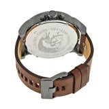 Diesel Mr Daddy 2.0 Chronograph Black Dial Brown Leather Strap Watch For Men - DZ7332 Buy Now By Diesel