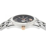 Versace Greca Time Quartz Black Dial Silver Steel Strap Watch For Men - VE3K00322 Buy Now By Versace