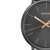 Calvin Klein High Noon Quartz Black Dial Black Leather Strap Watch for Men - K8M214CB Buy Now By Calvin Klein