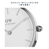Daniel Wellington Classic Petite Reading White Dial Black Leather Strap Watch For Women - DW00100185 Buy Now By Daniel Wellington