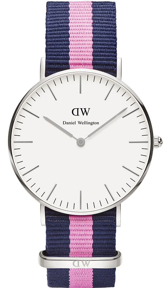 Daniel Wellington Classy Winchester White Dial Two Tone NATO Strap Watch For Women - DW00100081 Buy Now By Daniel Wellington