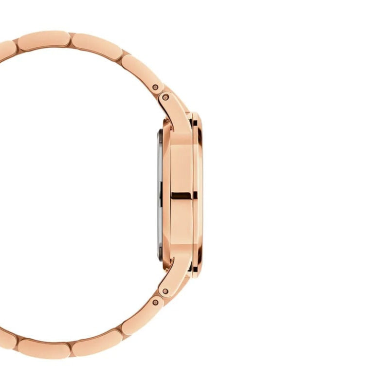 Daniel Wellington Iconic Link Emerald Green Dial Rose Gold Steel Strap Watch For Women - DW00100421 Buy Now By Daniel Wellington