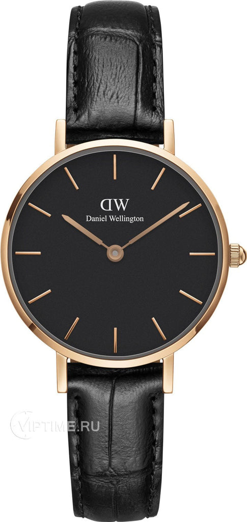 Daniel Wellington Classic Petite Reading Black Dial Black Leather Strap Watch For Women - DW00100223 Buy Now By Daniel Wellington