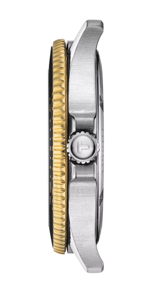 Tissot Seastar 1000 Black Dial Two Tone Steel Strap Watch For Men - T120.410.22.051.00 Buy Now By Tissot