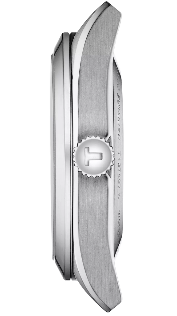 Tissot Gentleman Powermatic 80 Silicium Ice Blue Silver Steel Strap Watch For Men - T127.407.11.351.00 Buy Now By Tissot