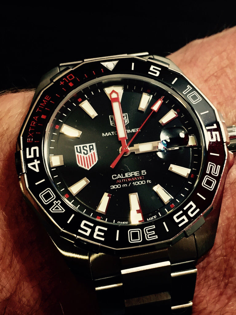 Tag Heuer Aquaracer Black Dial Watch for Men - WAY201D.BA0927