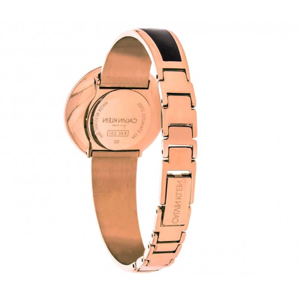 Calvin Klein Seduce Black Dial Two Tone Steel Strap Watch for Women - K4E2N611 Buy Now By Calvin Klein