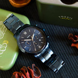 Fossil Neutra Chronograph Blue Dial Blue Steel Strap Watch for Men - FS5826 Buy Now By Fossil