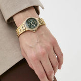 Michael Kors Camille Multifunction Green Dial Gold Steel Strap Watch For Women - MK6981 Buy Now By Michael Kors