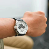 Michael Kors Brecken Chronograph Silver Dial Grey Leather Strap Watch For Men - MK8922 Buy Now By Michael Kors