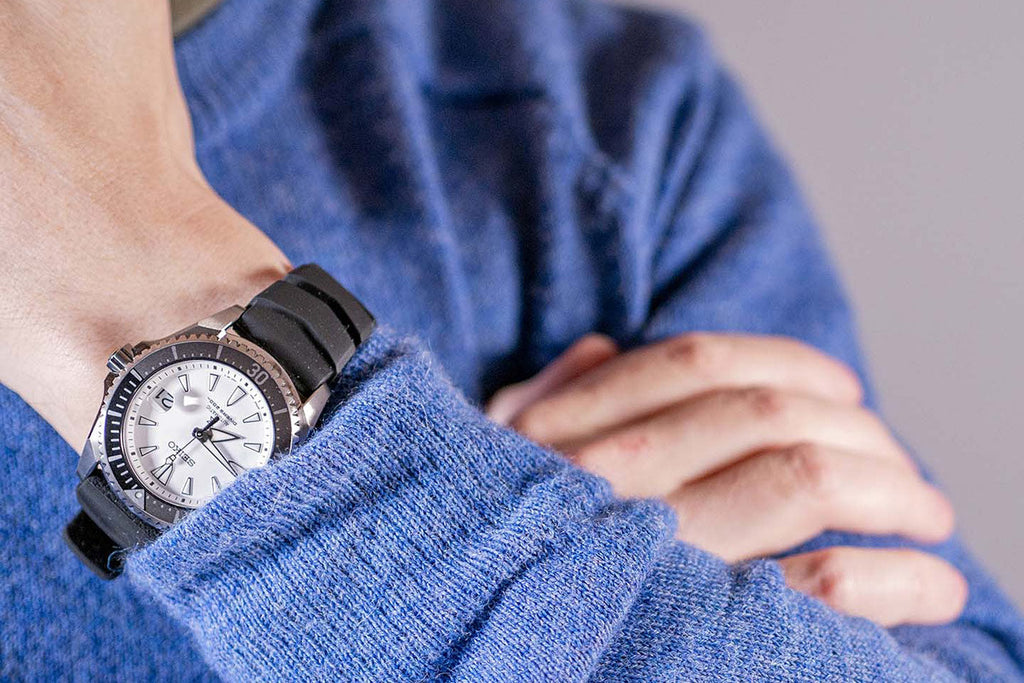 Seiko Shogun Prospex Titanium Divers Automatic White Dial Black Rubber Strap Watch For Men - SPB191J1 Buy Now By Seiko