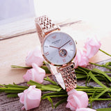 Emporio Armani Gianni T-Bar Silver Dial Rose Gold Steel Strap Watch For Women - AR60023 Buy Now By Emporio Armani