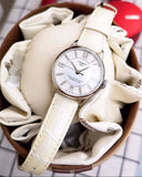 Tissot Chemin Des Tourelles Powermatic 80 Lady White Dial White Leather Strap Watch For Women - T099.207.16.116.00 Buy Now By Tissot