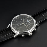 Tissot Carson Premium Chronograph Black Dial Black Leather Strap Watch For Men - T122.417.16.051.00 Buy Now By Tissot