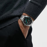 Coach Kent Green Dial Silver Steel Strap Watch for Men - 14602557 Buy Now By Coach