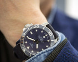 Tissot Seastar 1000 Powermatic 80 Silicium Blue Dial Blue Nylon Strap Watch For Men - T120.407.17.041.01 Buy Now By Tissot