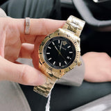 Versace Hellenyium Quartz Black Dial Gold Steel Strap Watch For Men - VE3A00820 Buy Now By Versace