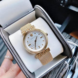 Versace Meander Greca White Dial Gold Mesh Bracelet Watch for Women - VELW00820 Buy Now By Versace
