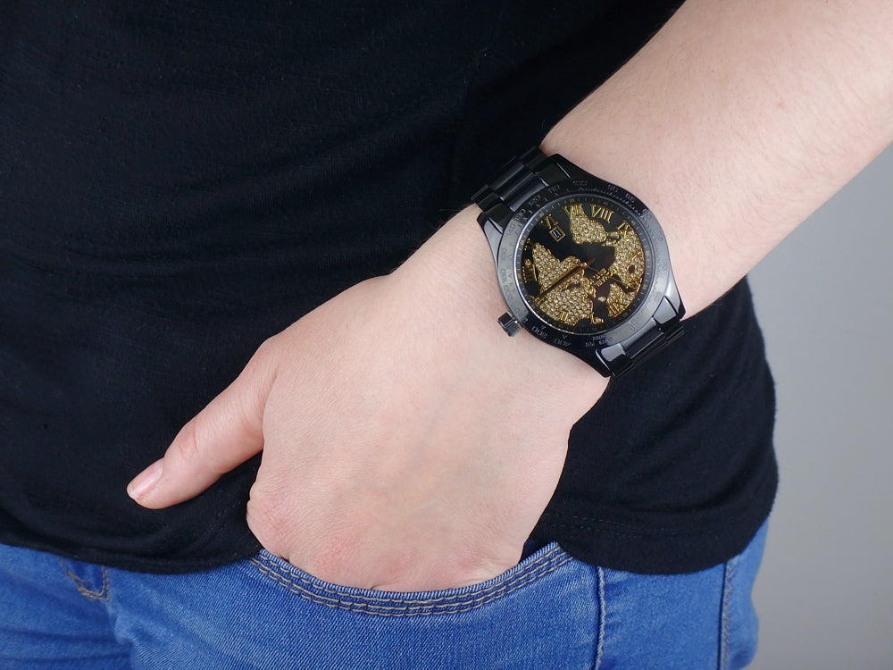 Michael Kors Layton Pave Black Dial Black Steel Strap Watch for Women - MK6091 Buy Now By Michael Kors