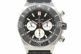 Breitling Super Chronomat B01 44 Black Dial Black Rubber Strap Watch for Men - AB0136251B1S1 Buy Now By Breitling
