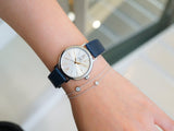 IWC Portofino Automatic Silver Dial Blue Leather Strap Watch for Women - IW357411 Buy Now By IWC