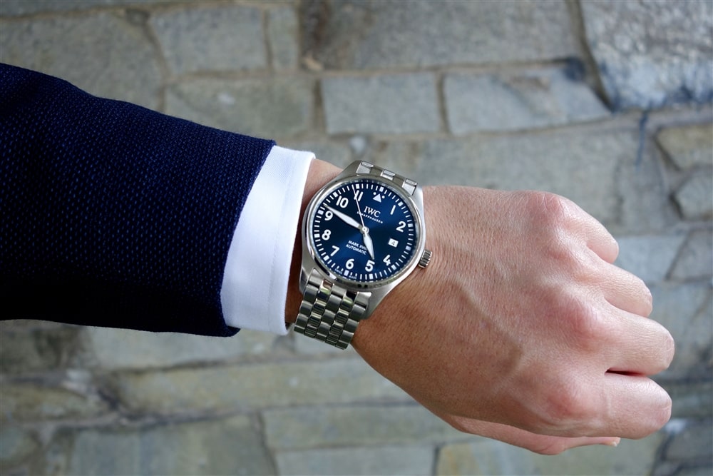 IWC Le Petit Prince XVIII Edition Blue Dial Silver Steel Strap Watch for Men - IW327014 Buy Now By IWC