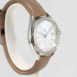 Tag Heuer Formula 1 Quartz Mother of Pearl Dial Brown Leather Strap Watch for Women - WBJ131A.FC8255 Buy Now By Tag Heuer