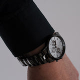 Daniel Wellington Iconic Link Chronograph Grey Dial Grey Steel Strap Watch for Men - DW00100643 Buy Now By Daniel Wellington