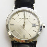 Burberry The City Gold Dial Brown Leather Strap Watch for Men - BU9011 Buy Now By Burberry