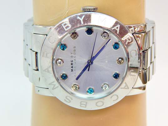 Marc Jacobs Amy White Dial Silver Steel Strap Watch for Women - MBM3140 Buy Now By Marc Jacobs