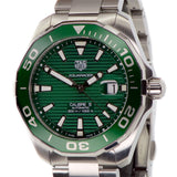 Tag Heuer Aquaracer Green Dial Watch for Men - WAY201S.BA0927 Buy Now By Tag Heuer