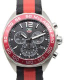 Tag Heuer Formula 1 McLaren Limited Edition Chronograph Black Dial Two Tone NATO Strap Watch for Men - CAZ1112.FC8188 Buy Now By Tag Heuer