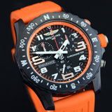 Breitling Endurance Pro Black Dial Orange Rubber Strap Watch for Men - X82310A51B1S1 Buy Now By Breitling