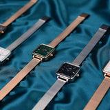 Daniel Wellington Quadro Studio Black Dial Silver Mesh Strap Watch For Women - DW00100522 Buy Now By Daniel Wellington