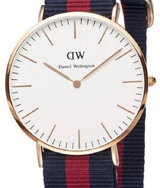 Daniel Wellington Classic Oxford White Dial Two Tone NATO Strap Watch For Men - DW00100001 Buy Now By Daniel Wellington