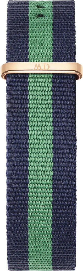 Daniel Wellington Classic Warwick White Dial Two Tone Nylon Strap Watch for Men - DW00100005 Buy Now By Daniel Wellington