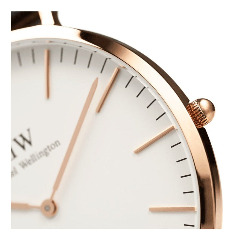 Daniel Wellington Classic St Mawes White Dial Brown Leather Strap Watch For Men - DW00100006 Buy Now By Daniel Wellington