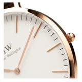 Daniel Wellington Classic Glasgow White Dial Two Tone NATO Strap Watch for Men - DW00100004 Buy Now By Daniel Wellington