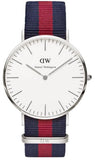 Daniel Wellington Classic Oxford White Dial Two Tone Nylon Strap Watch For Men - DW00100015