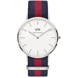 Daniel Wellington Classic Oxford White Dial Two Tone Nylon Strap Watch For Men - DW00100015 Buy Now By Daniel Wellington