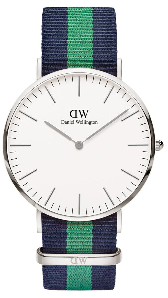 Daniel Wellington Classic Warwick White Dial Two Tone Nylon Strap Watch for Men - DW00100019 Buy Now By Daniel Wellington