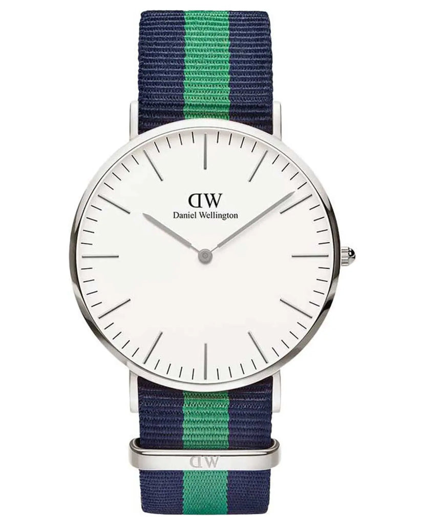 Daniel Wellington Classic Warwick White Dial Two Tone Nylon Strap Watch for Men - DW00100019 Buy Now By Daniel Wellington
