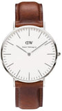 Daniel Wellington Classic St Mawes White Dial Brown Leather Strap Watch For Men - DW00100021 Buy Now By Daniel Wellington